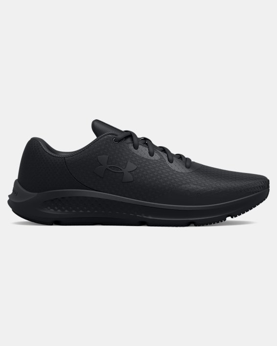 Men's UA Charged Pursuit 3 Wide (4E) Running Shoes, Black, pdpMainDesktop image number 0